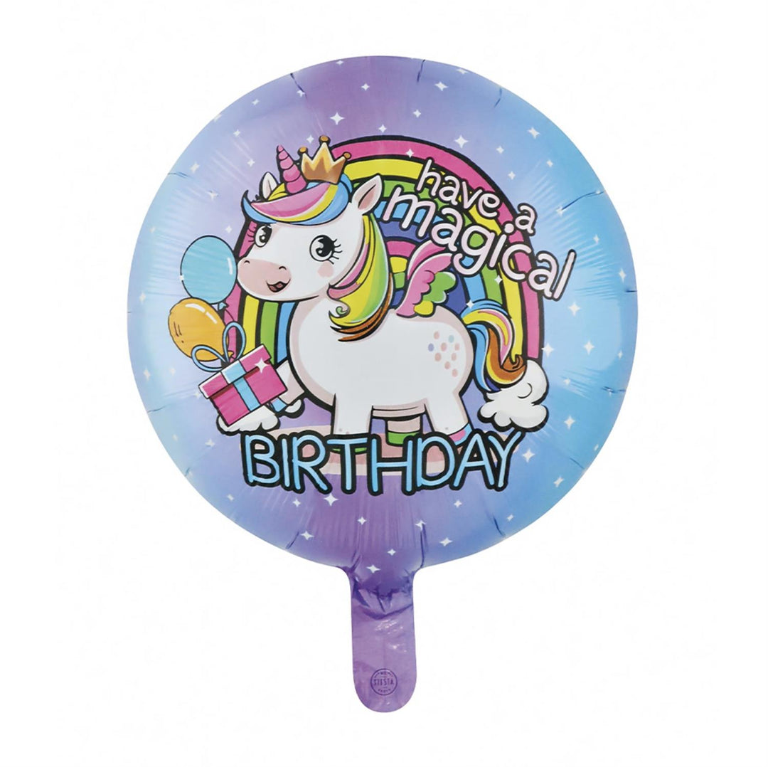 Folieballong - enhjørning Have a magical BIRTHDAY