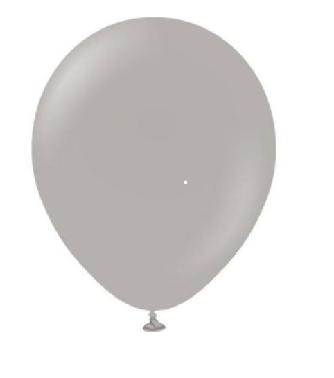 Store latexballonger - Grå
