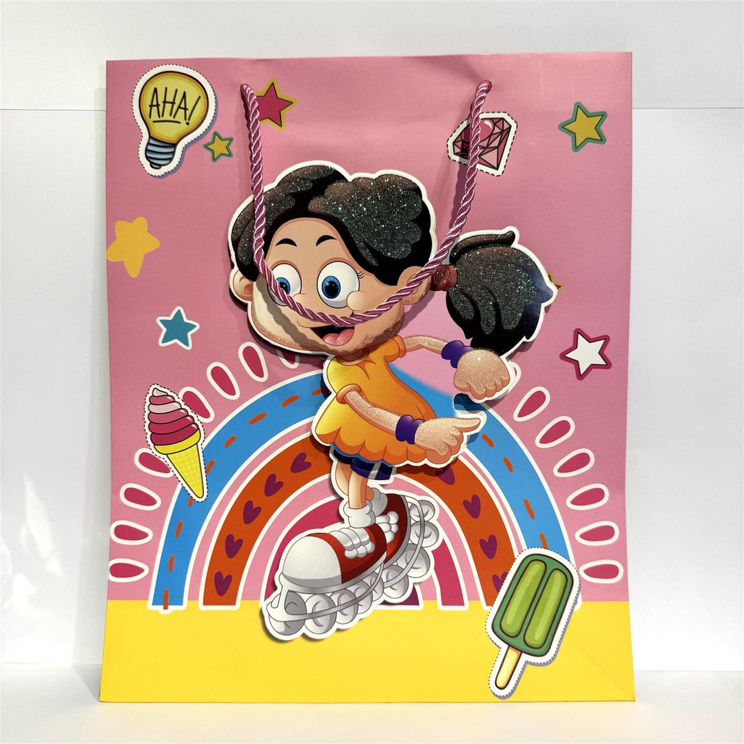 3D Gavepose 32x26x10 cm - Jenter