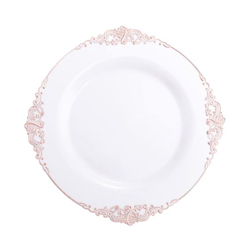 Plast dekketallerken - Rosegull