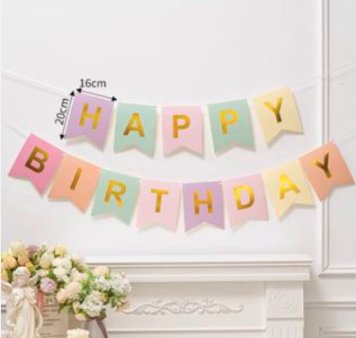 Happy Birthday banner