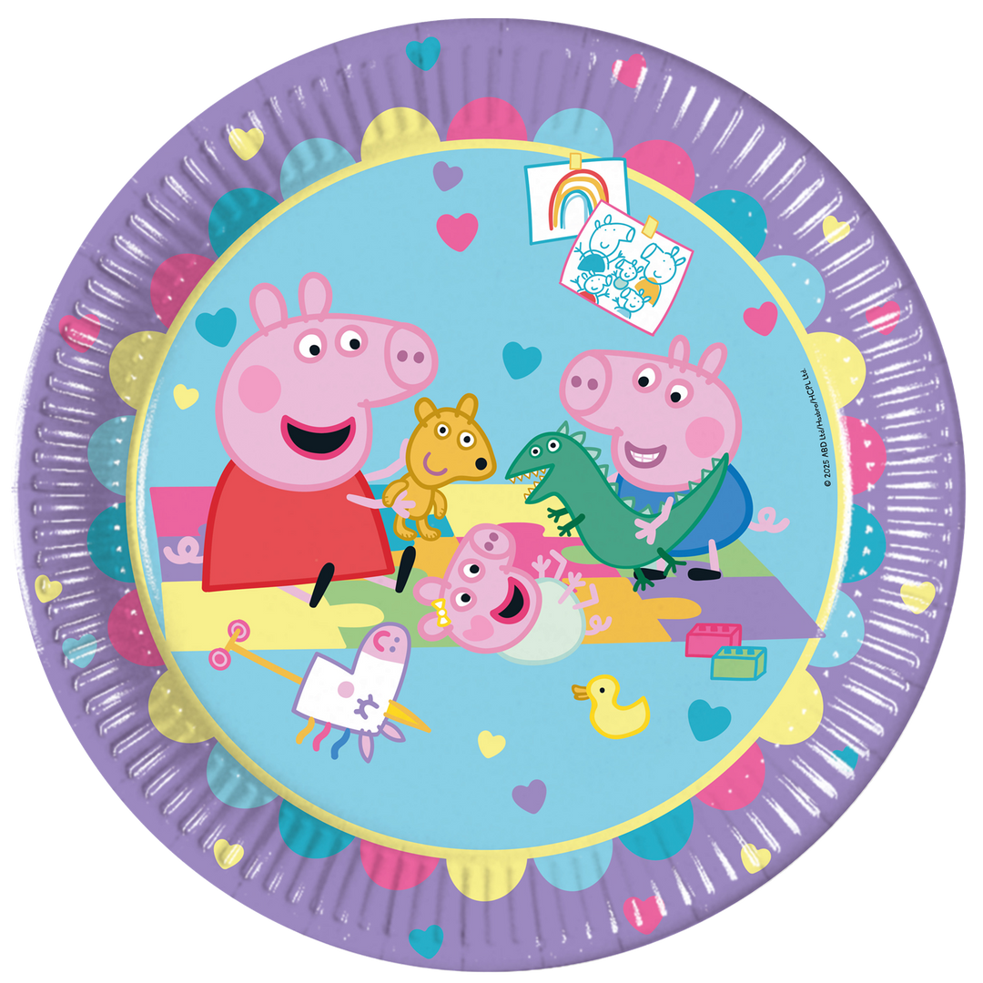 Pappfat - Peppa gris 23 cm