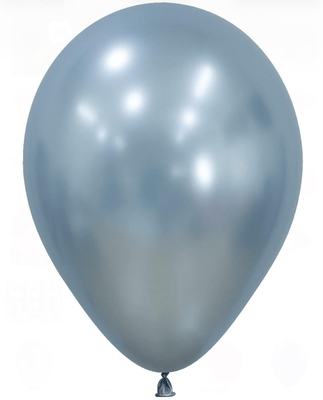 Latexballonger 10 stk - Metallisk blå