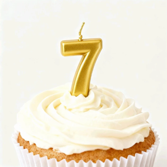 Kake lys - 7 gul