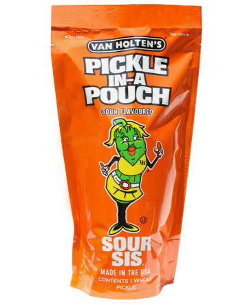 Van Holten's Sour Sis Pickle in a Pouch