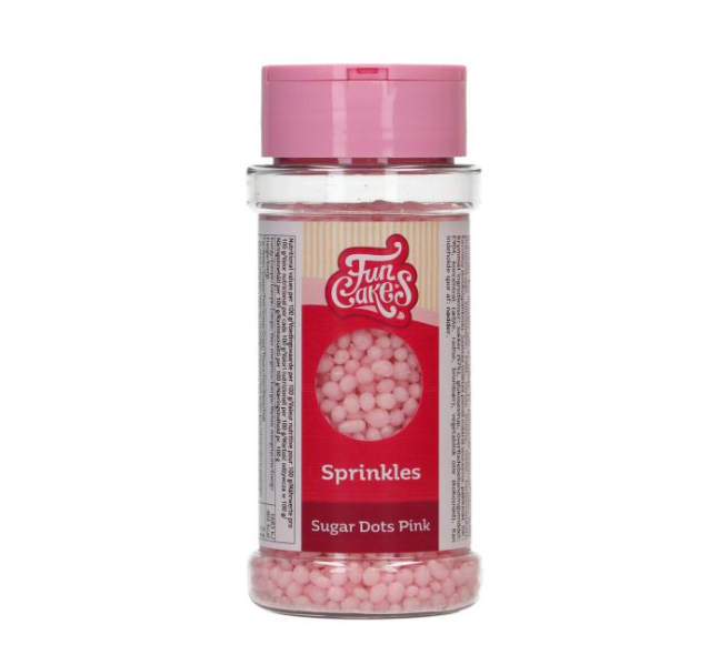 Kakestrøssel - Sugar dots pink