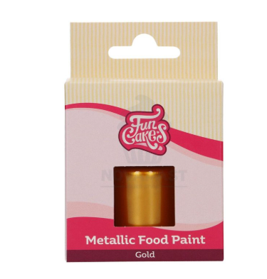 Metallisk spiselig maling - gull
