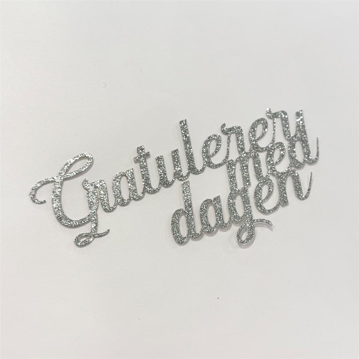 Gratulerer med dagen kakeskilt