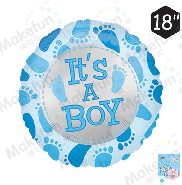 It's A Boy - Folieballong, Blå