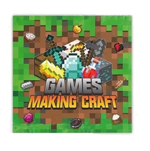 Servietter - Minecraft