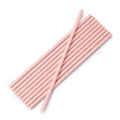 Pappsugerør - rosa