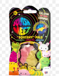 Glow in the dark Squish meez
