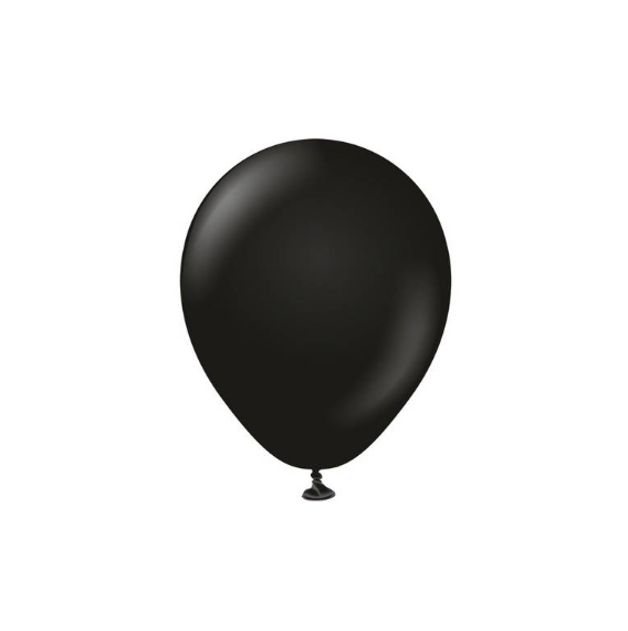 Mini latexballonger - Svart