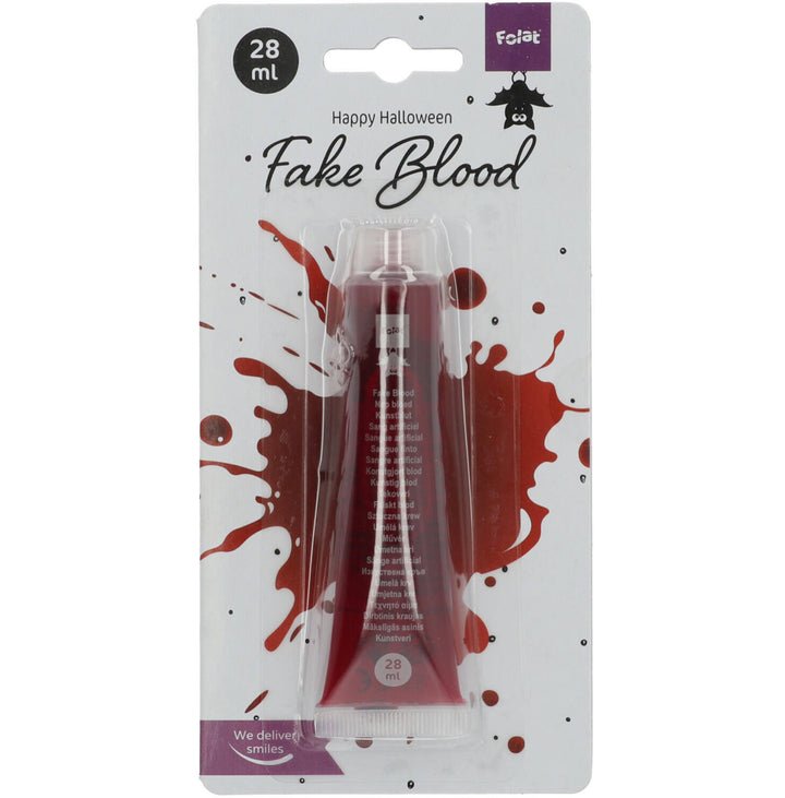 Tube med falsk blod Halloween - 28ml