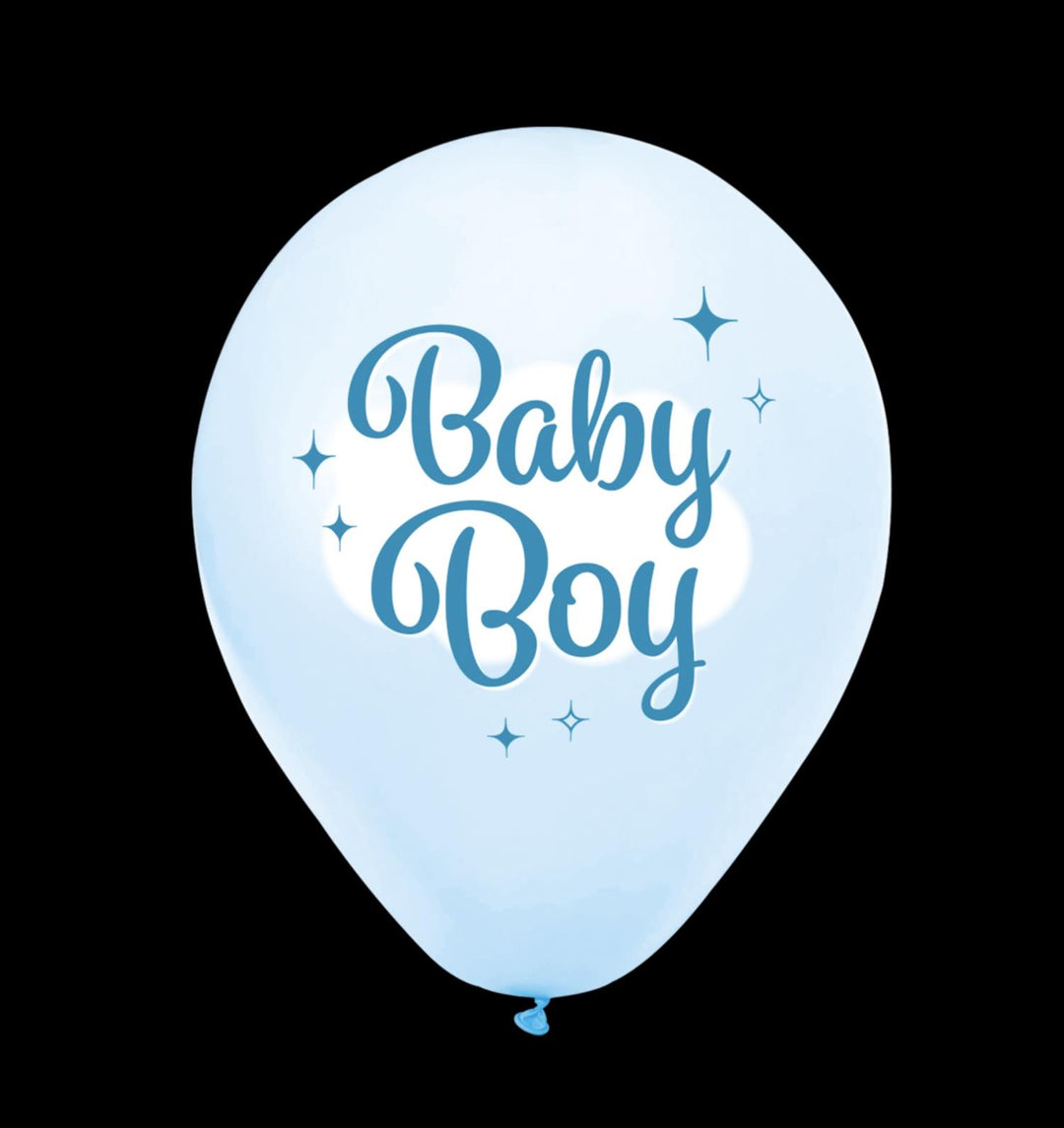 Baby Boy - blå  ballonger