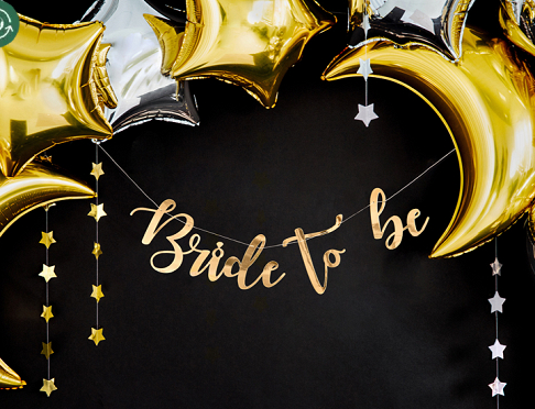 Banner - Bride To Be, Gull