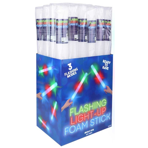 Foam stick med LED-lys