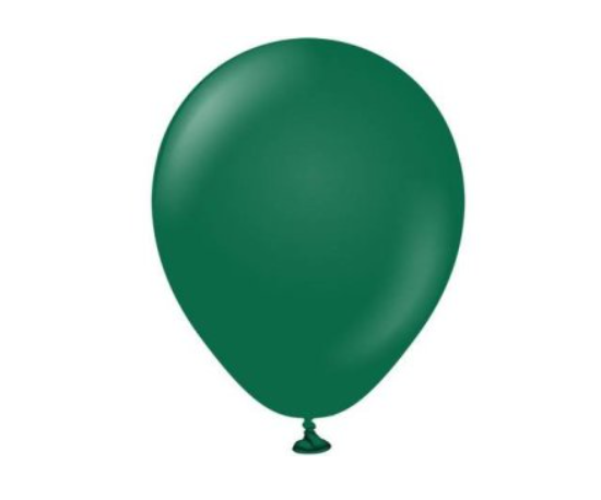 Mini Latex ballonger - Mørk grønn
