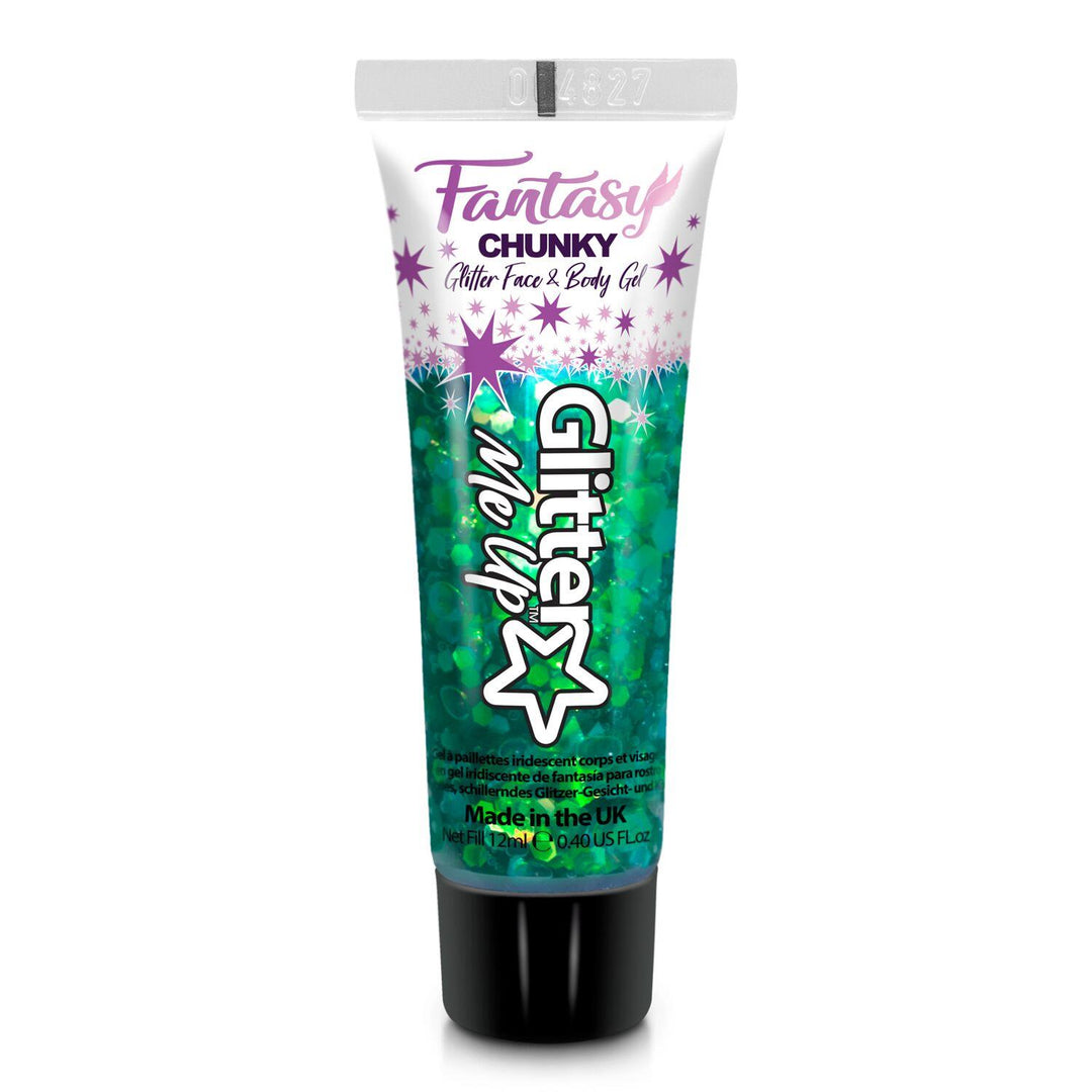 Glitter for ansikt og kropp - fantasy grønn