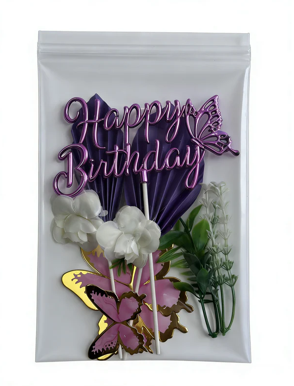 Kaketopper - Happy birthday, lilla