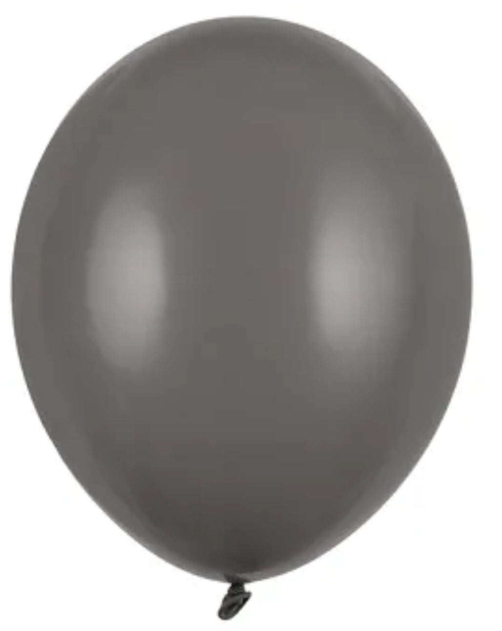 Medium latexballonger - Mørk grå
