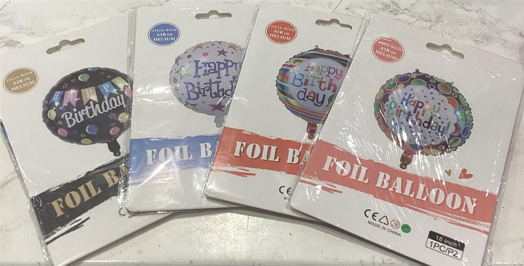 Folieballong  - Happy birthday