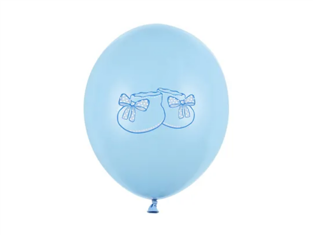 Ballonger Babysko Lyseblå 6stk
