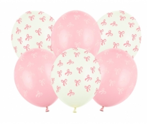 Latex ballonger - Rosa sløyfe