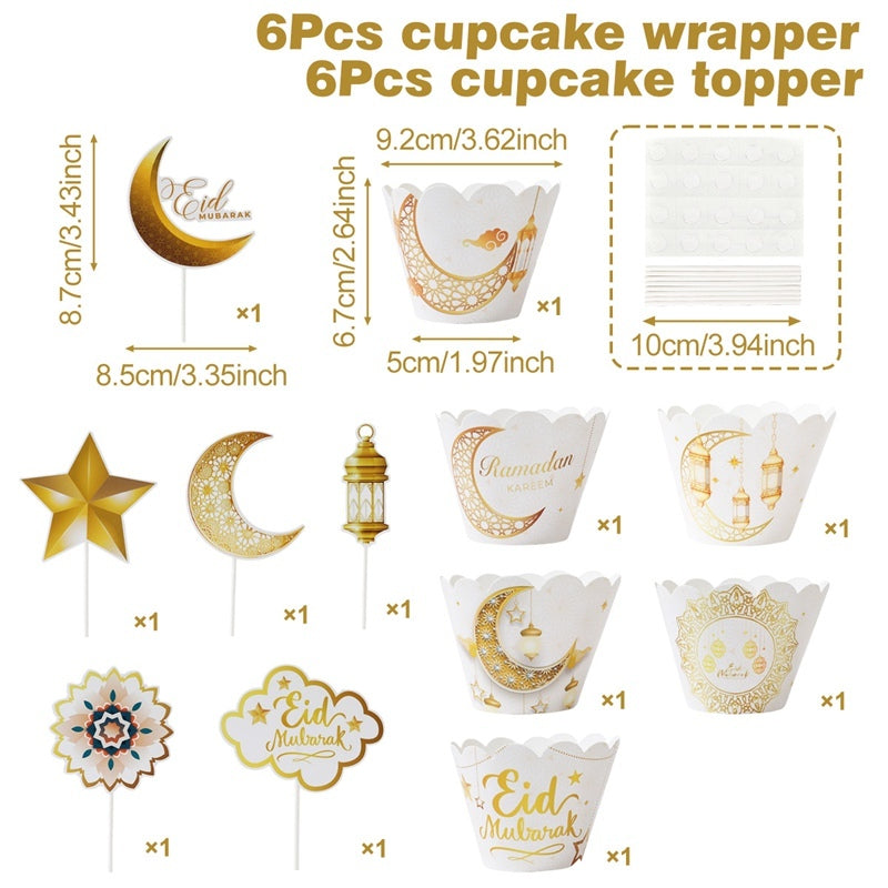 EID/RAMADAN - Cupcake-topper