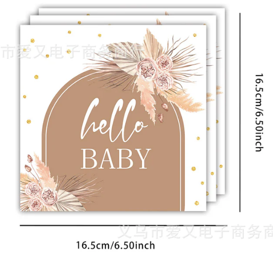 Servietter - Hallo baby