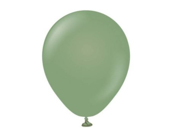 Mini latexballonger - Eukalyptus