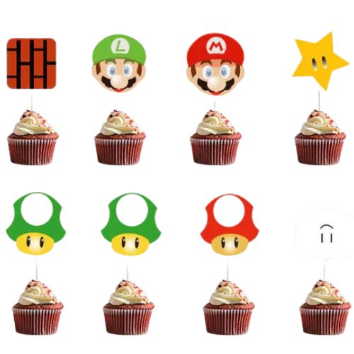 Kakepynt - Super mario
