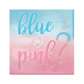 Servietter Blue or Pink
