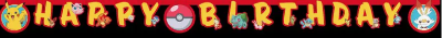 Happy birthday banner - Pokèmon