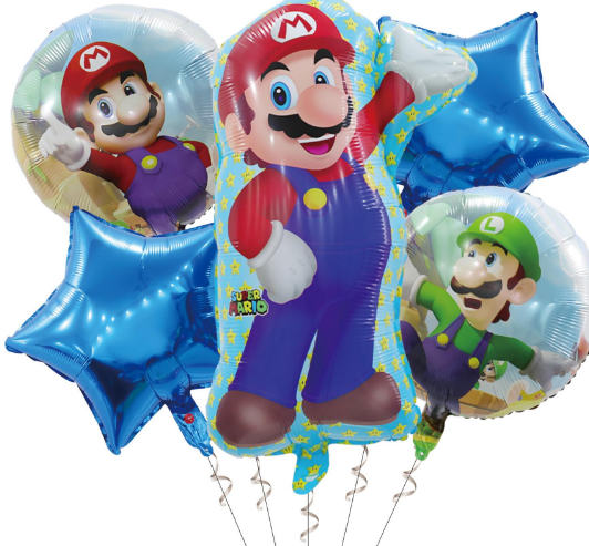 Mario  folieballong sett
