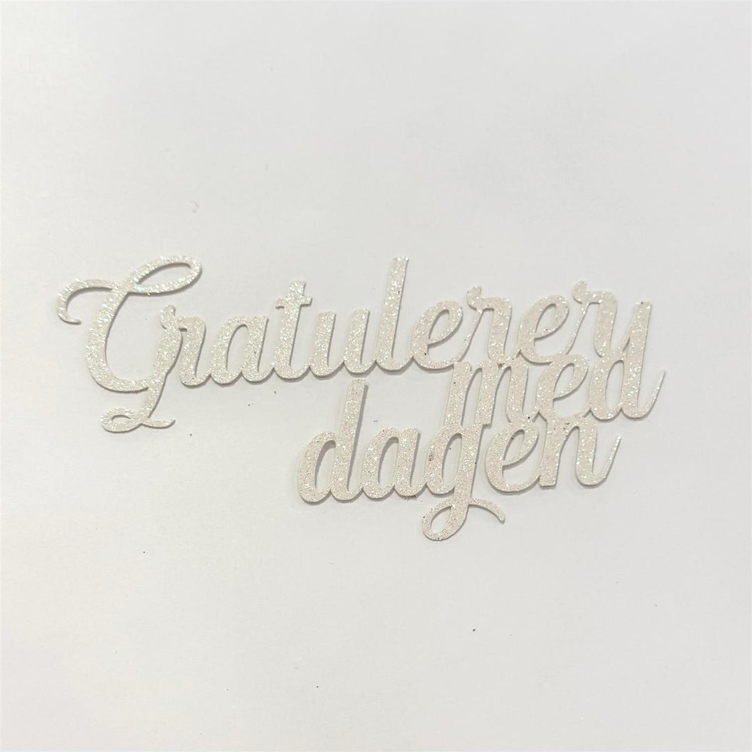 Gratulerer med dagen kakeskilt
