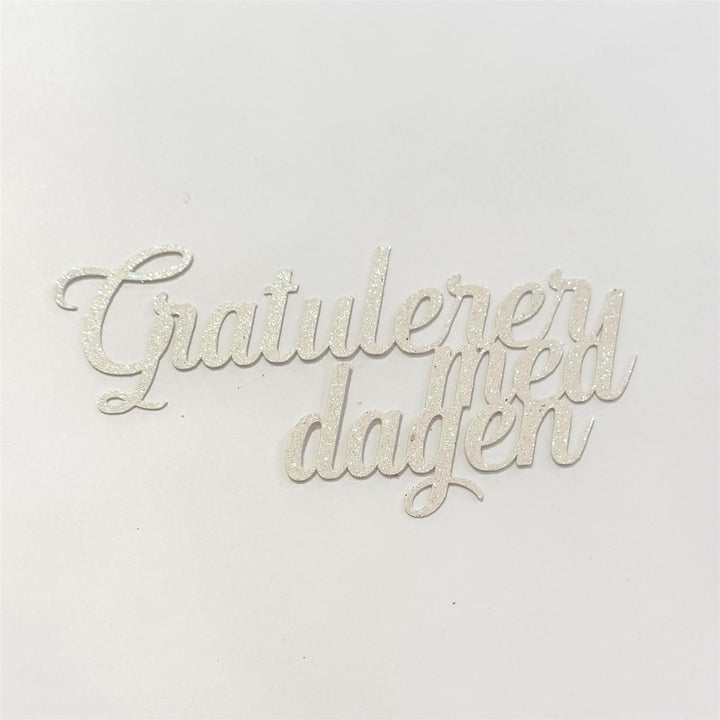 Gratulerer med dagen kakeskilt