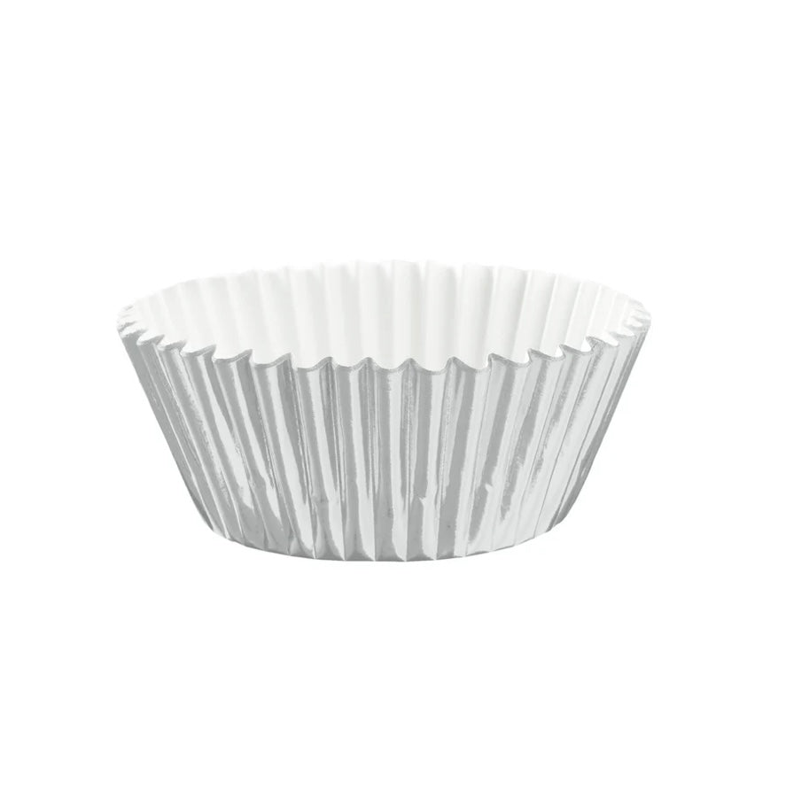 Muffinspapir sølv 100 stk.