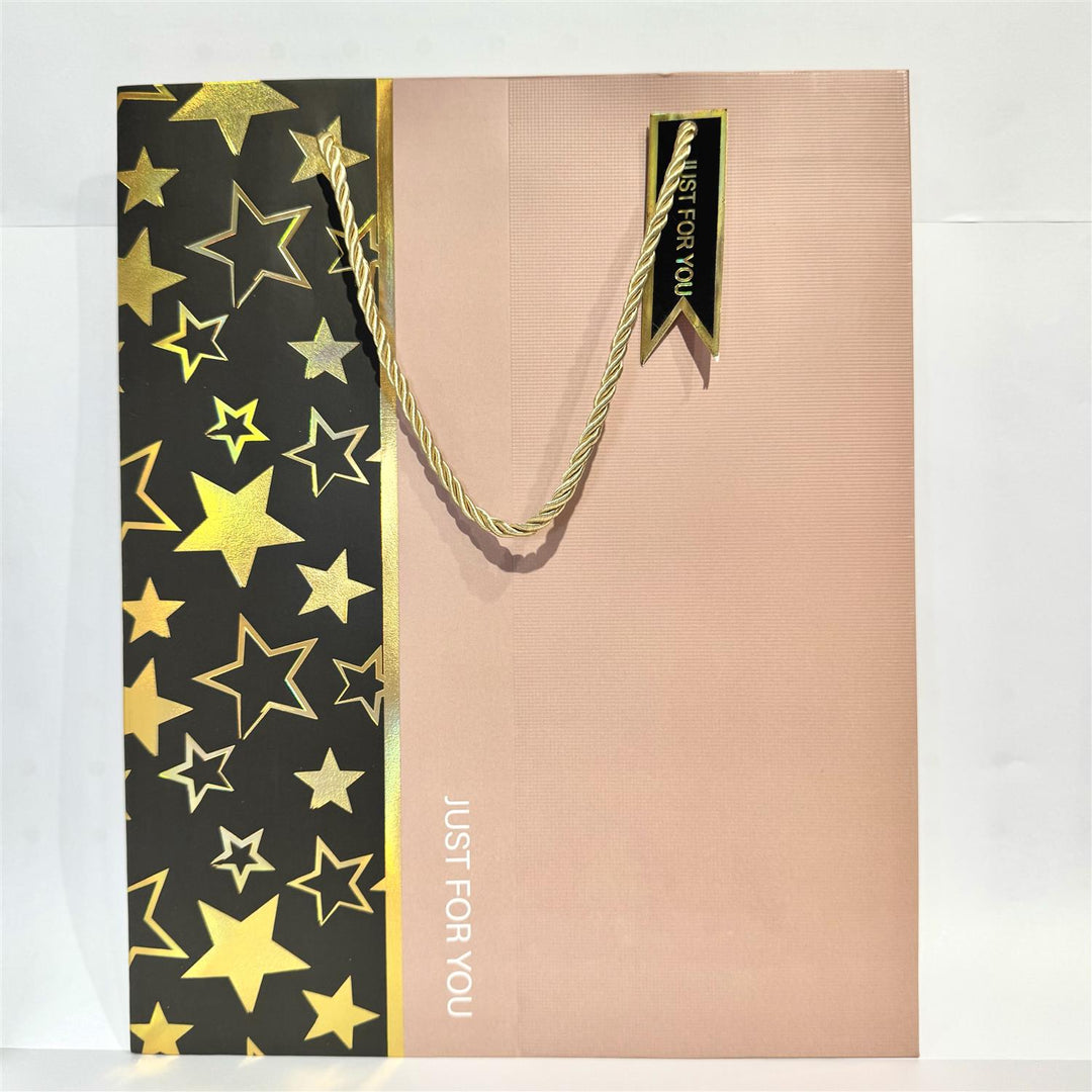 Gavepose 32x26x10 cm - Stjerner