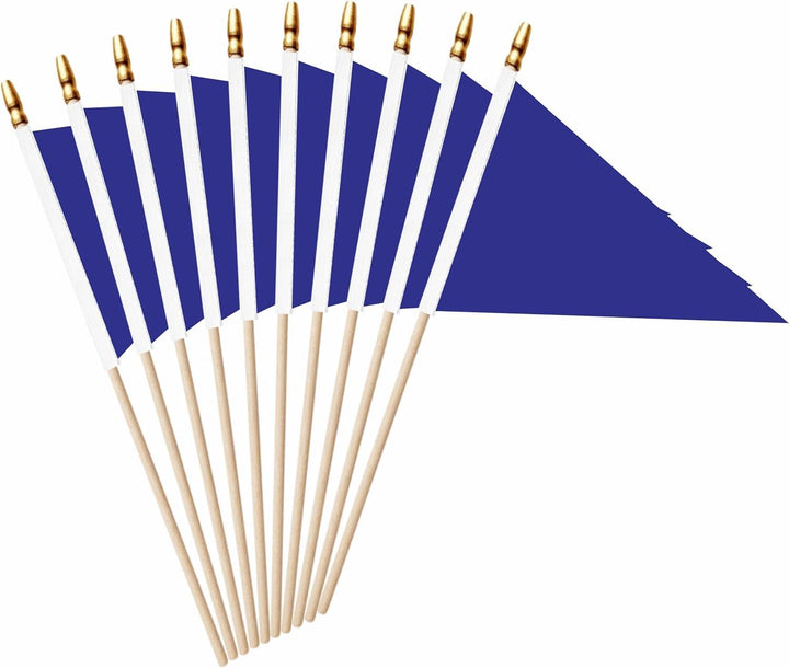 Flagg . blå