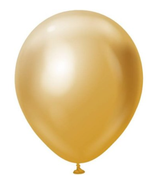 Store latexballonger - Gull