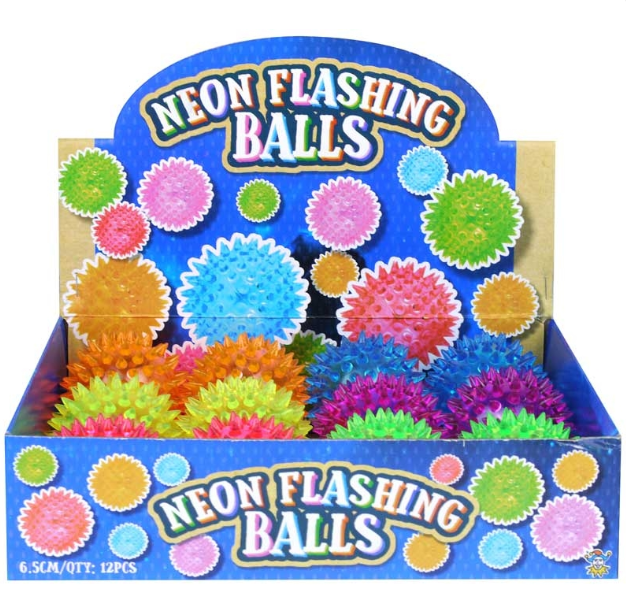 Neon ball med LED-lys