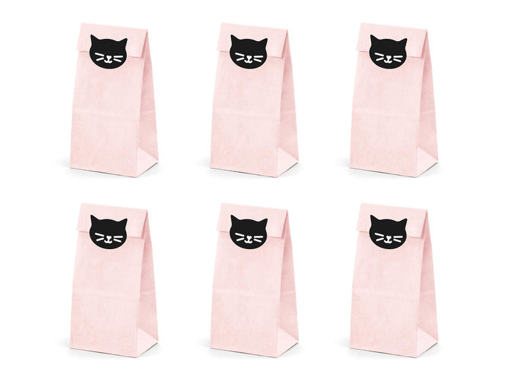 Godteriposer - Rosa Med Svarte Katter