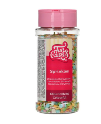 Kakestrøssel - Mini confetti colourful