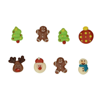 Sjokoladedekor Julemix