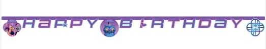 K-POP demon hunters Happy birthday banner