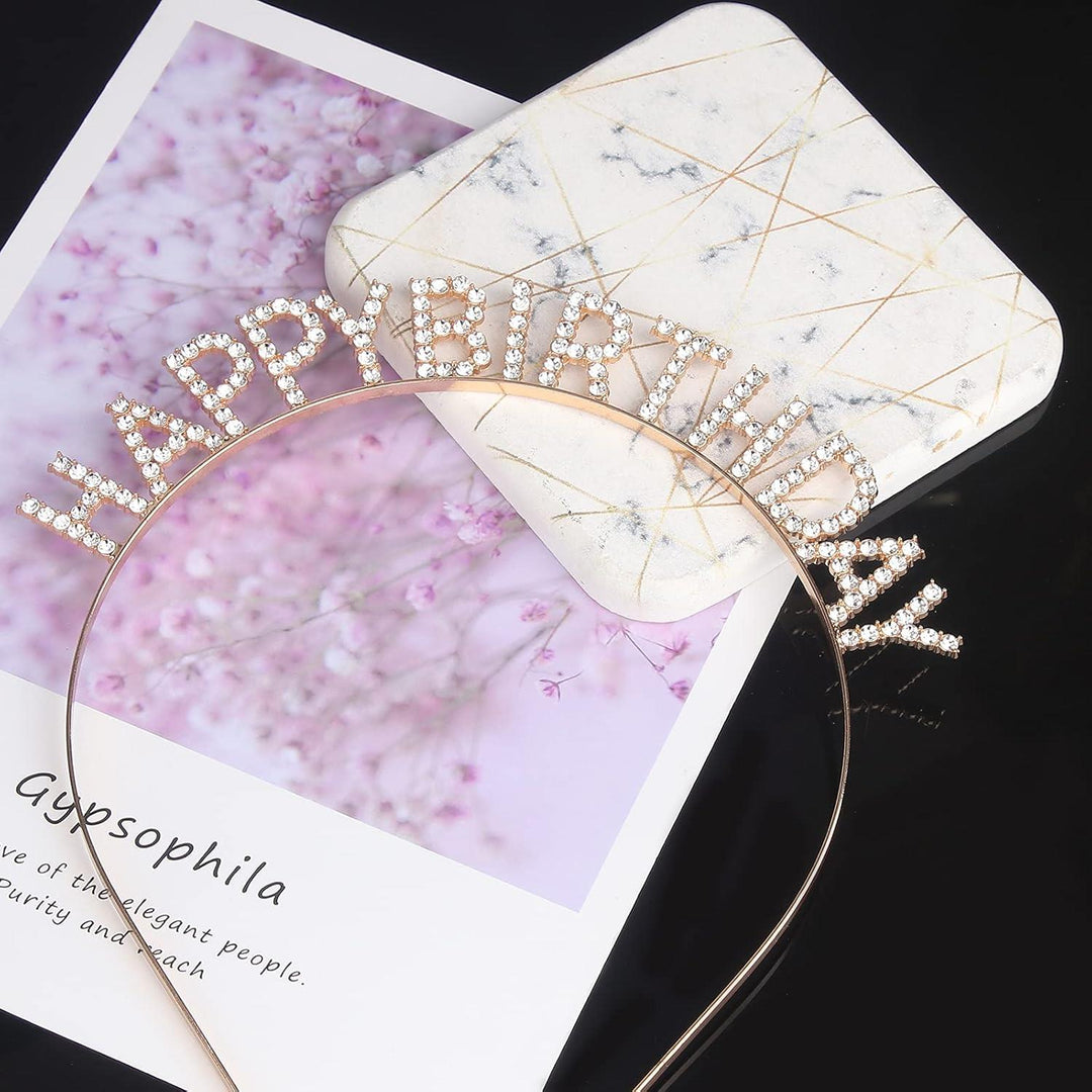 Bursdags tiara Rosagull