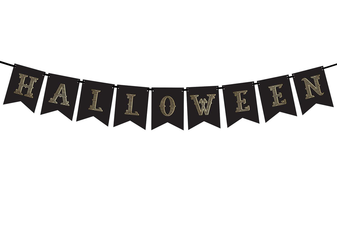 Banner Halloween - Svart
