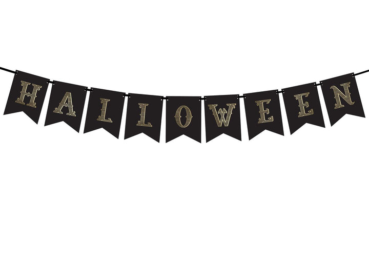 Banner Halloween - Svart