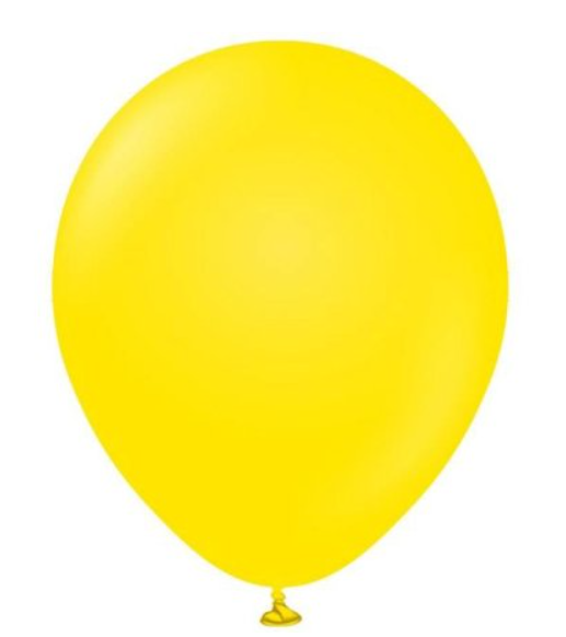 Store latexballonger - Gul